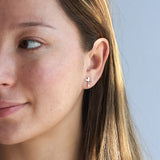 Santa Teresa Cross Stud Earrings