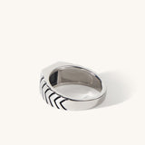 Porto Santo Signet Ring with Black Onyx