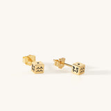 Bukit Cube Stud Earrings