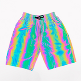 Techwear Rave Clothing Reflective Shorts