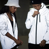 Techwear Silver Reflective Jacket
