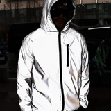Techwear Silver Reflective Jacket