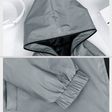 Techwear Silver Reflective Jacket