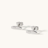 Waxed Stud Earrings