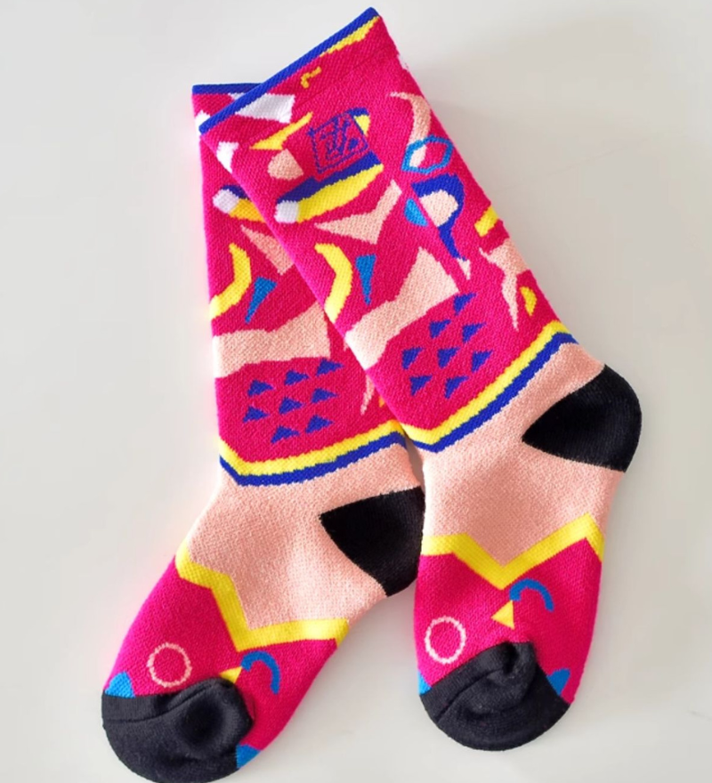 Winter Warm Long Tube High Kids Ski Socks