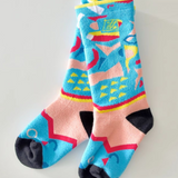 Winter Warm Long Tube High Kids Ski Socks
