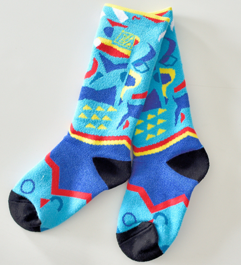 Winter Warm Long Tube High Kids Ski Socks