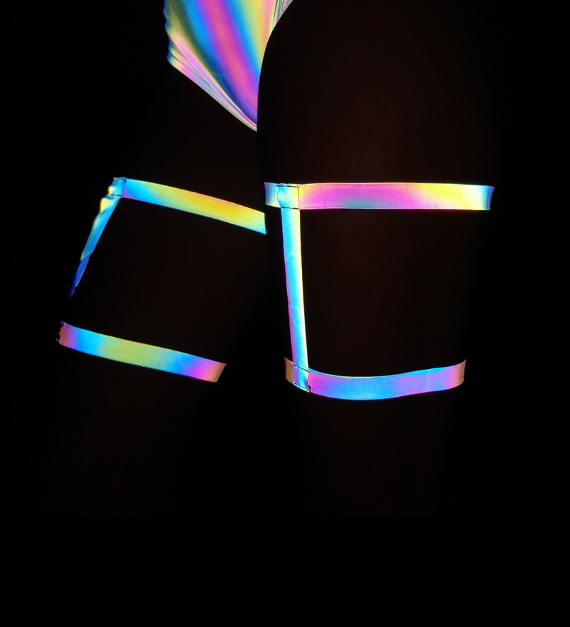 Women Rave Reflective Leg Wrap (Excluding Shorts)