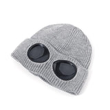 Aviator Sunglasses Knitted Futuristic Hat