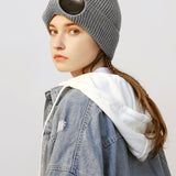 Aviator Sunglasses Knitted Futuristic Hat