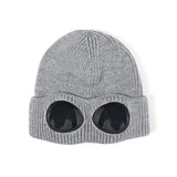 Aviator Sunglasses Knitted Futuristic Hat