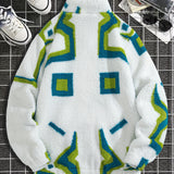 1pc Double-sided Plush Mid-high Neck Zip-up Pullover Jacket, Casual Sport Sweatshirt Jacket, Soft and Comfortable Fabric, Warm and Breathable