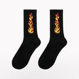 Burning On Fire Socks