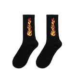 Burning On Fire Socks