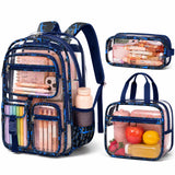 Fimibuke 3PCS Backpack for School,Waterproof Bookbag Set with Lunch Box & Pencil Case,School Bag for Elementary Middle School,Back to School Gift,Birthday'S Gift,Back to School Shopping,Travel Essentials