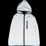 Techwear Silver Reflective Jacket