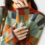 Erika – Pulover s patchwork uzorkom