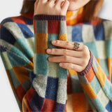 Erika – Pulover s patchwork uzorkom