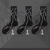 Lonely Warrior Cyberpunk Socks