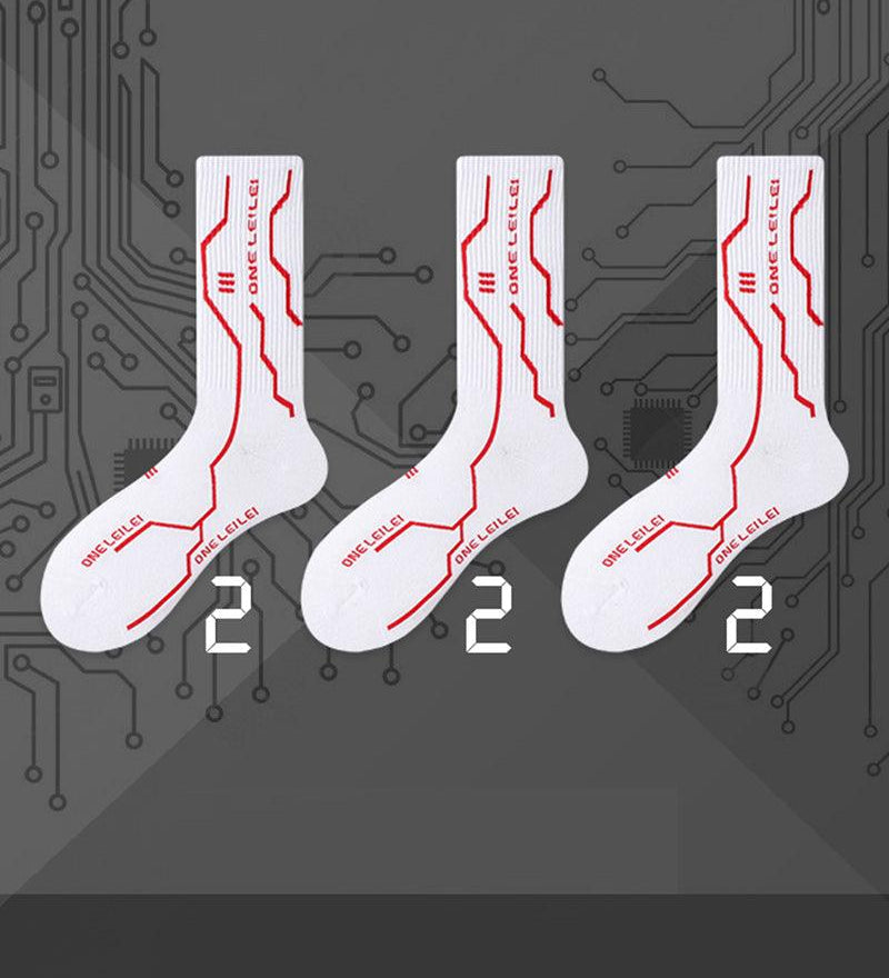 Lonely Warrior Cyberpunk Socks