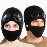 Pilot Knitted Ski Mask And Hat