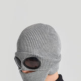Pilot Knitted Ski Mask And Hat