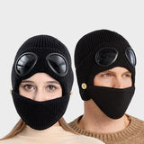 Pilot Knitted Ski Mask And Hat