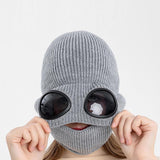 Pilot Knitted Ski Mask And Hat