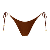 EBONI Chocolate Fondant - Tie Side Bikini Bottoms