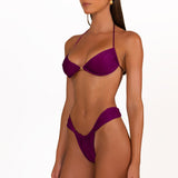 EZE Plum Caspia - Brazilian Bikini Bottoms