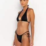 FARRAH Nero - Tie Side Bikini Bottoms