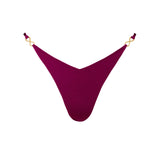 LIORA Plum Caspia - Brazilian Bikini Bottoms